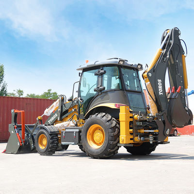 Mua 2500kg Wheel Loader Backhoe Big Backhoe Loader đa chức năng online manufacture
