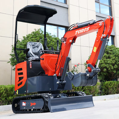Máy đào mini Toros đa chức năng 1 tấn Micro Digger với động cơ Koop