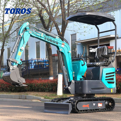 1Máy đào mini di động 2 tấn đa chức năng với phụ kiện