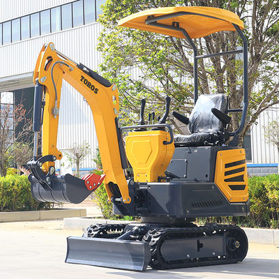 1Máy đào mini di động 2 tấn đa chức năng với phụ kiện
