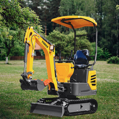 Máy đào mini diesel 1,2t xanh Máy di chuyển đất