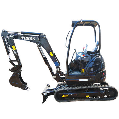 Máy đào mini Crawler Toros 2.6 tấn Thiết bị đào nhỏ để sửa chữa đường