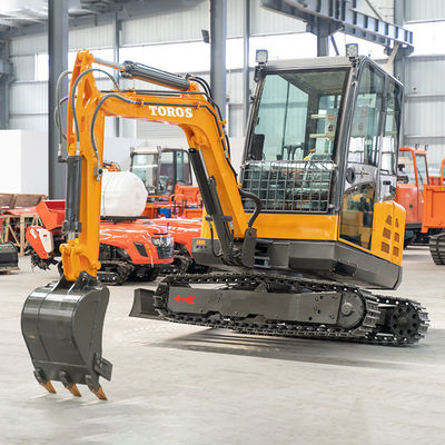 Xưởng xây dựng 3ton Toros Mini Excavator Máy móc đất nhỏ