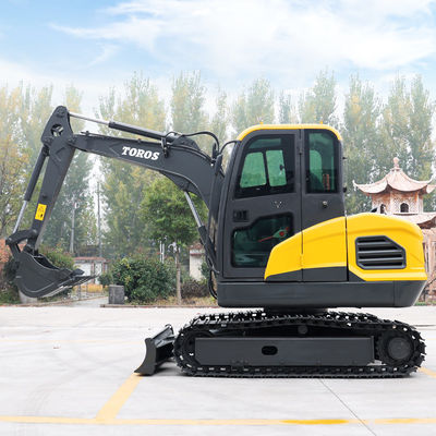 1400mm Wheel Base Máy đào nhỏ với 1820mm Min Tail Swing Radius