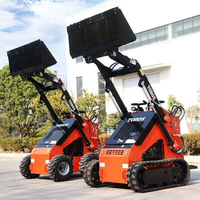 Động cơ 25-35hp Mini Skid Steer Loader với hệ thống thủy lực 1-2 năm bảo hành