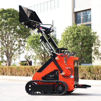 2-4Mph Mini Skid Steer Loader Với 2 Trách Tránh Tránh Load Hệ thống thủy lực vòng kín
