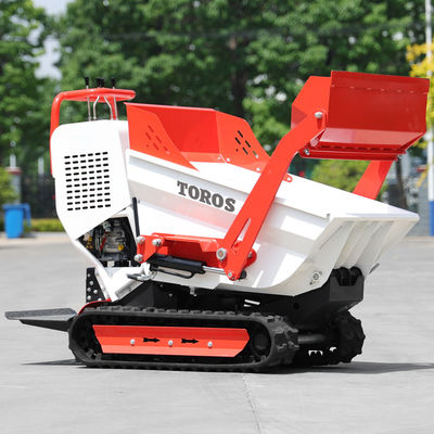 Xây dựng mạnh mẽ Mini Crawler Dumpper với lốp lốp khí nén / rắn