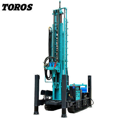 Steel Crawler Deep Water Well Drill Rigs Với Dầu Điện Diesel Hiệu suất cao