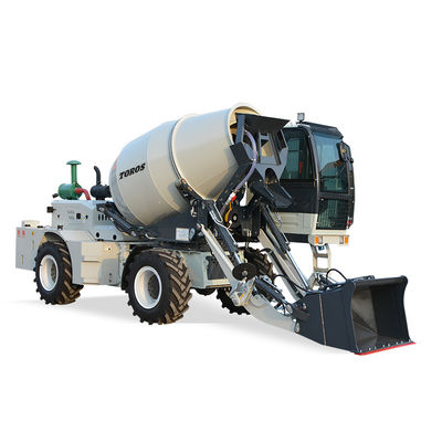 Xe tải trộn bê tông 6x4 hiệu quả cao với chiều cao xả 3,8m