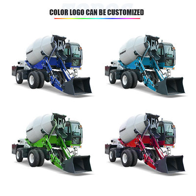 Xe trộn bê tông đa chức năng Công suất trống trộn 3-6m3