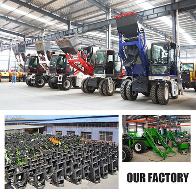 Xe tải trộn bê tông 6x4 hiệu quả cao với chiều cao xả 3,8m