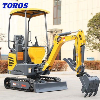 Động cơ Diesel Máy xúc mini 1.2t Máy đào mini 1,5 tấn Bảo hành 1 năm