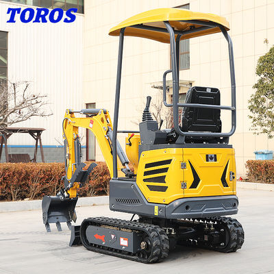 Máy đào crawler nhỏ gọn có sức mạnh cao bền 1.2 tấn hoạt động dễ dàng