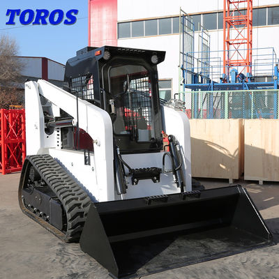 Máy xách tay nhiều chức năng Mini Backhoe Track Skid Steer Loader Động cơ diesel