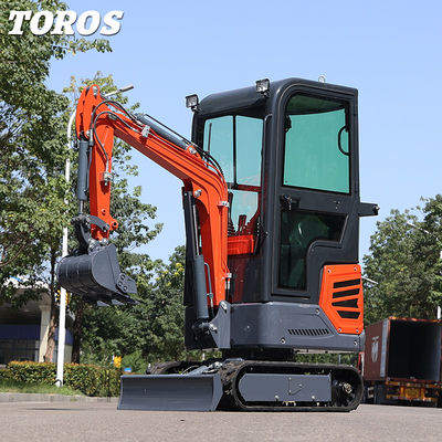 Máy xúc bánh xích mini 1 tấn có thể tùy chỉnh với khoảng sáng gầm xe 405mm