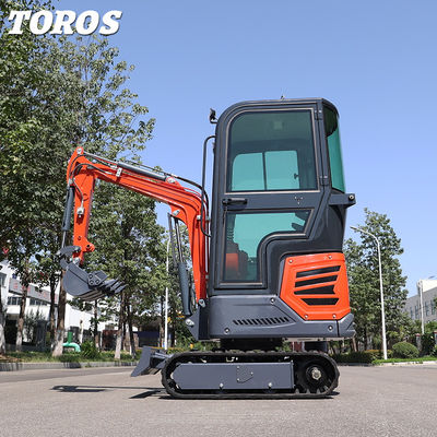 Máy xúc bánh xích mini 1 tấn có thể tùy chỉnh với khoảng sáng gầm xe 405mm
