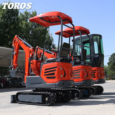Công trình thành phố Diesel Mini máy đào thủy lực với Max.