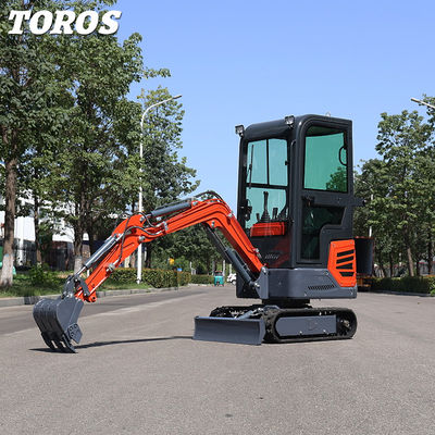 Máy đào Mini Crawler nhẹ Max. Độ sâu đào dọc 1655mm