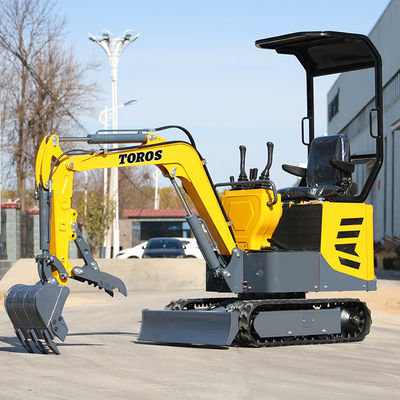 Máy đào mini Toros đa chức năng 1 tấn Micro Digger với động cơ Koop
