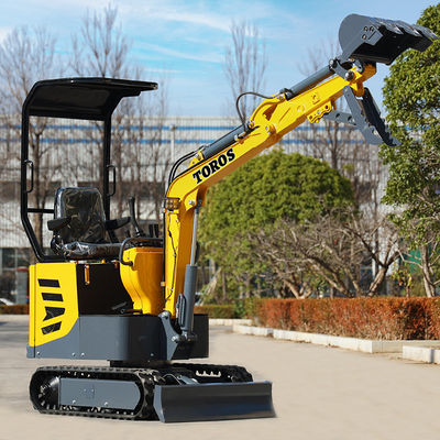Máy đào mini Toros đa chức năng 1 tấn Micro Digger với động cơ Koop