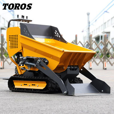 Thép nhôm cơ thể Mini Dumper 500kg cho không gian hẹp ổn định cao
