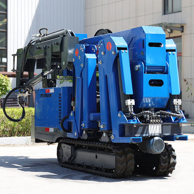 Thương mại Blue Small Crawler Spider Crane 8000KG Hoạt động dễ dàng