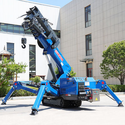 Cần cẩu bánh xích nhỏ có thể tùy chỉnh Cần cẩu bánh xích mini 3t Khoảng cách 16,8m