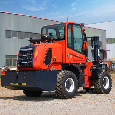 Ngồi 4 bánh lái xe nâng 7 tấn với 48 in chiều dài nĩa