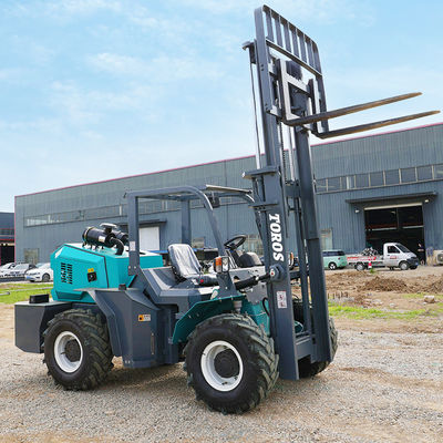 Thiết bị chạy bằng dầu diesel 3,5 - 5,0 tấn Động bốn bánh Xe nâng đường cao