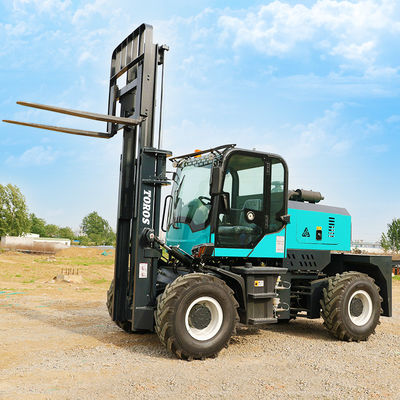 Thiết bị chạy bằng dầu diesel 3,5 - 5,0 tấn Động bốn bánh Xe nâng đường cao