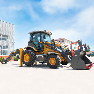 Máy nạp Backhoe hiệu suất cao phía trước Digger Backhoe Loader cho phá hủy
