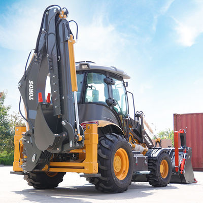 Công suất 2500kg Máy xúc lật bánh lốp hiệu suất cao