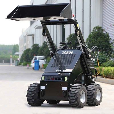 2-4Mph Mini Skid Steer Loader Với 2 Trách Tránh Tránh Load Hệ thống thủy lực vòng kín