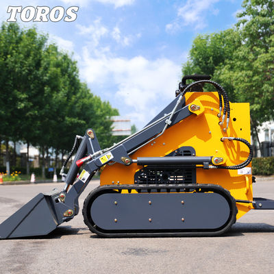 Thiết bị xây dựng chạy bằng động cơ diesel Mini Skid Steer Loader với các phụ kiện