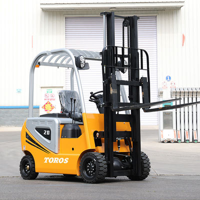 CE 4-6m Độ cao nâng 2 tấn xe nâng điện hoạt động đáng tin cậy