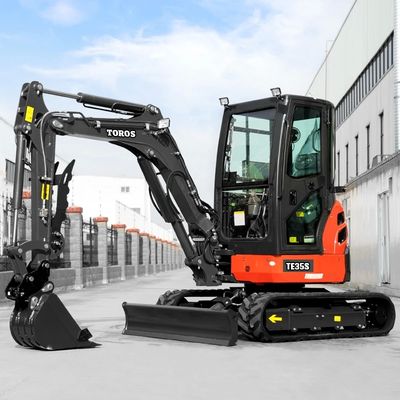 3.5 tấn Máy đào thủy lực mini Max đào bán kính 4845mm Max đào sâu 2880mm