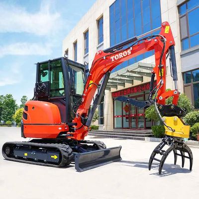 Bộ đào nhỏ gọn đáng tin cậy TE-35s Mini Hydraulic với dung lượng xô 0,09m3