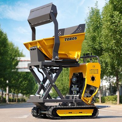 500kg Self Loading Tracked Dumper 20mpa Thiết kế nhẹ tính năng đa năng