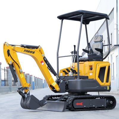 1.2 tấn thủy lực Mini Crawler Excavator vận chuyển đường ray trung tâm khoảng cách 920mm