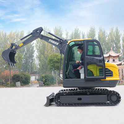 1400mm Wheel Base Máy đào nhỏ với 1820mm Min Tail Swing Radius