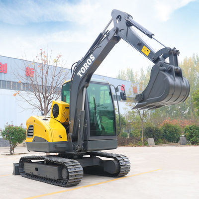 4000kg Máy đào mini 300mm Độ rộng đường ray đào tối đa 4730mm