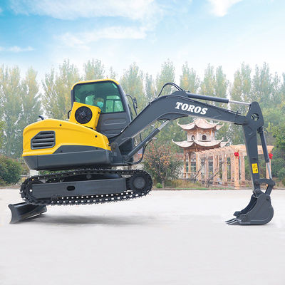 4000kg Máy đào mini 300mm Độ rộng đường ray đào tối đa 4730mm