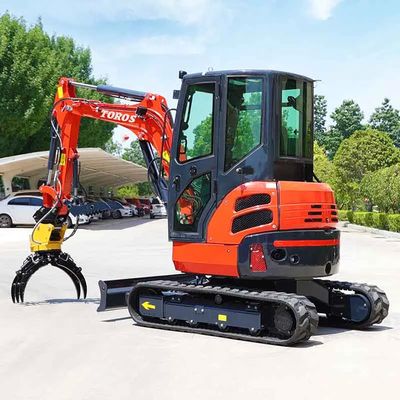 Toros 3,5 tấn Mini Excavator Với động cơ Kubota Micro Digger Mult Functions bagger