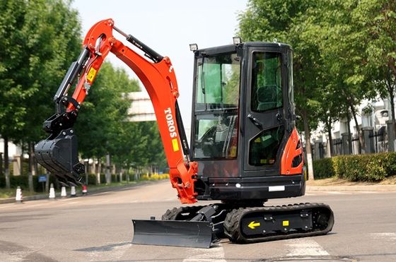Máy đào mini Crawler Toros 2.6 tấn Thiết bị đào nhỏ để sửa chữa đường