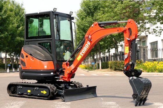 Máy đào mini Crawler Toros 2.6 tấn Thiết bị đào nhỏ để sửa chữa đường