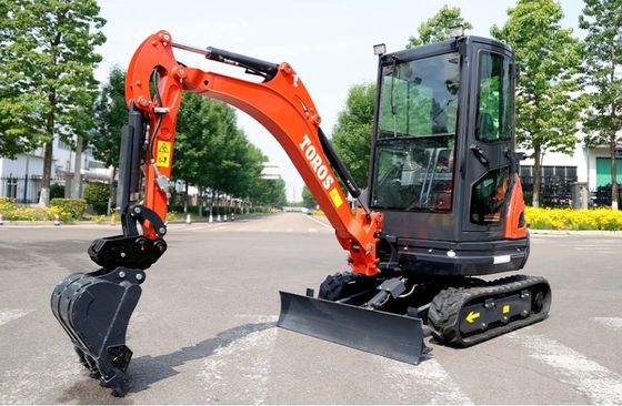 Máy đào mini Crawler Toros 2.6 tấn Thiết bị đào nhỏ để sửa chữa đường