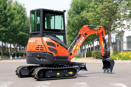 Máy đào mini Crawler Toros 2.6 tấn Thiết bị đào nhỏ để sửa chữa đường