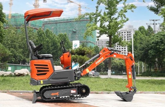 Máy xúc mini 1200kg trọng lượng vận hành, động cơ Kubota