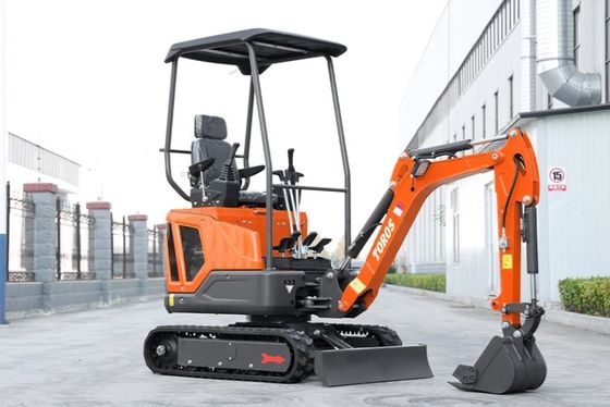 Máy đào mini 1600kg trọng lượng hoạt động, động cơ Kubota