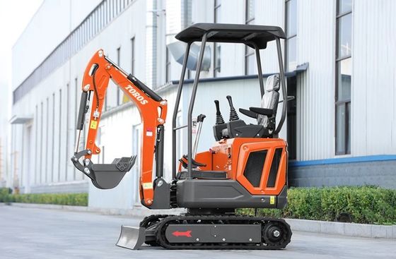 Máy đào mini 1600kg trọng lượng hoạt động, động cơ Kubota
